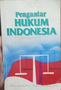 Image of PENGANTAR HUKUM  INDONESIA